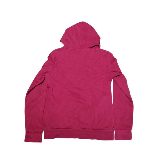 Adidas Women's See U Hoodie Metallic Graphic Red Hoodie Sweatshirt Size M - Picture 3 of 6